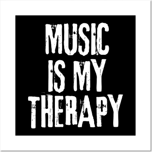 Music Is Therapy Musician Posters and Art
